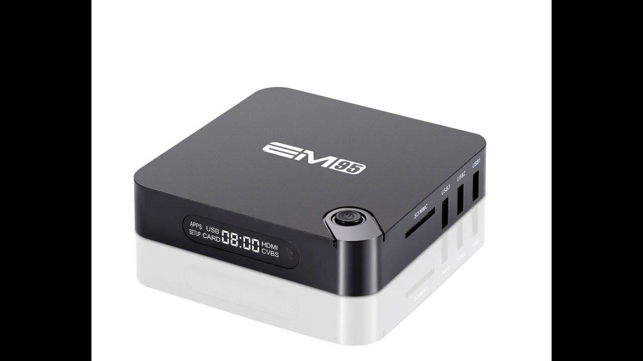 EM95 Amlogic S905 Soc Android 5.1 TV Box unboxing and system and Kodi ...