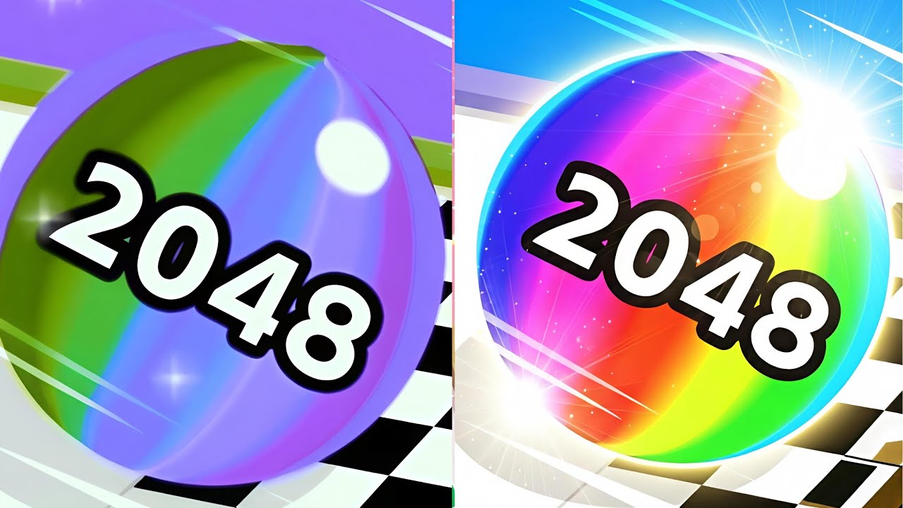 Ball Run 2048 vs Reverse Game Play_Part_105#ballrun2048
