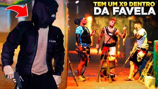 GTA V: VIDA DO CRIME | X9 NA FAVELA CAGUETA DEU BAILE NA TROPA E FEZ ESTRAGO NAS NOSSAS VIDAS?|134