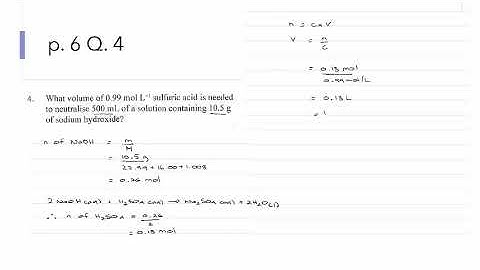 Titration calculations part 2