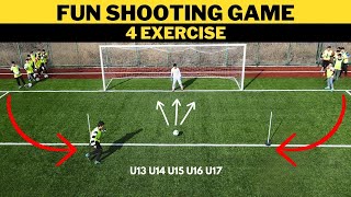 Fun Shooting Game | Football/Soccer Exercise | +U13
