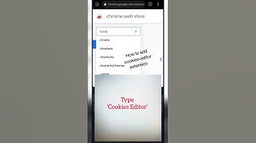 How add cookies-editor extension in Kiwi Browser #cookies #editor #tutorial #video #kiwibrowser