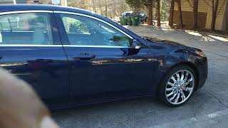 09 Acura TL with chrome rims!! 09 Acura Tl Bolt Pattern