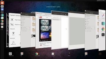 Ubuntu Unity 8 - App Switcher  | Oct 30
