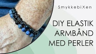 DIY elastik armbånd med perler - Smykkebixen