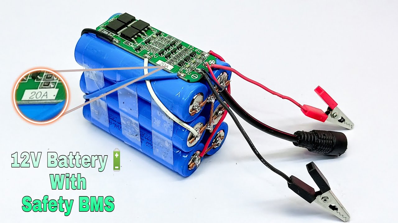 How to make 12V-20A Battery🔋at home
