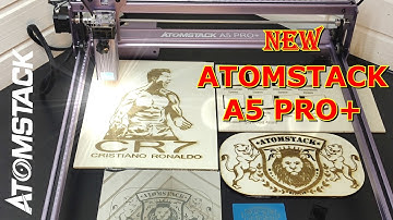 New ATOMSTACK A5 PRO+ Upgrade Laser Engraving Machine - 5W Compressed Spot Laser