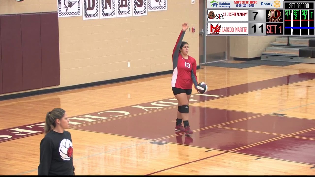 Donna Volleyball Tournament Brownsville St Joseph VS Laredo Martin