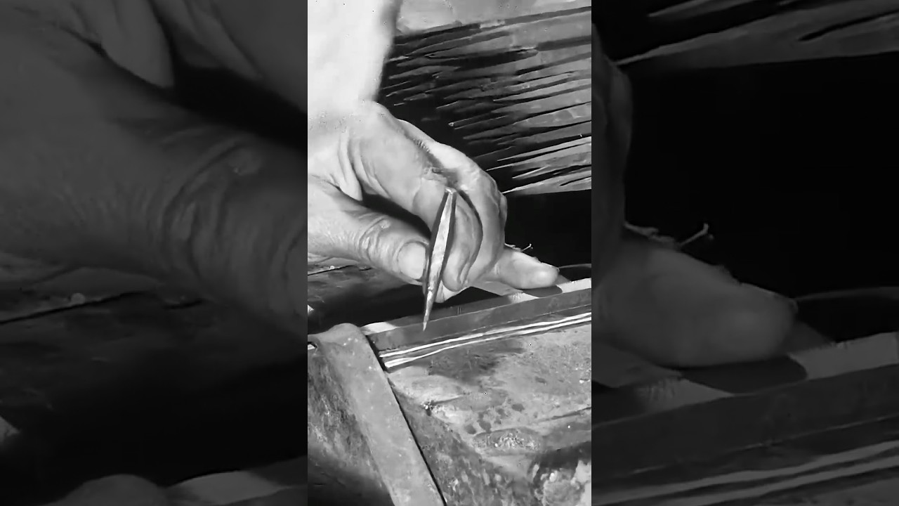 Traditional File Making by Hand in a Home Workshop