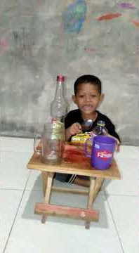 Membedakan suara botol kaca dan botol plastik | tk Khodijah bangil✨