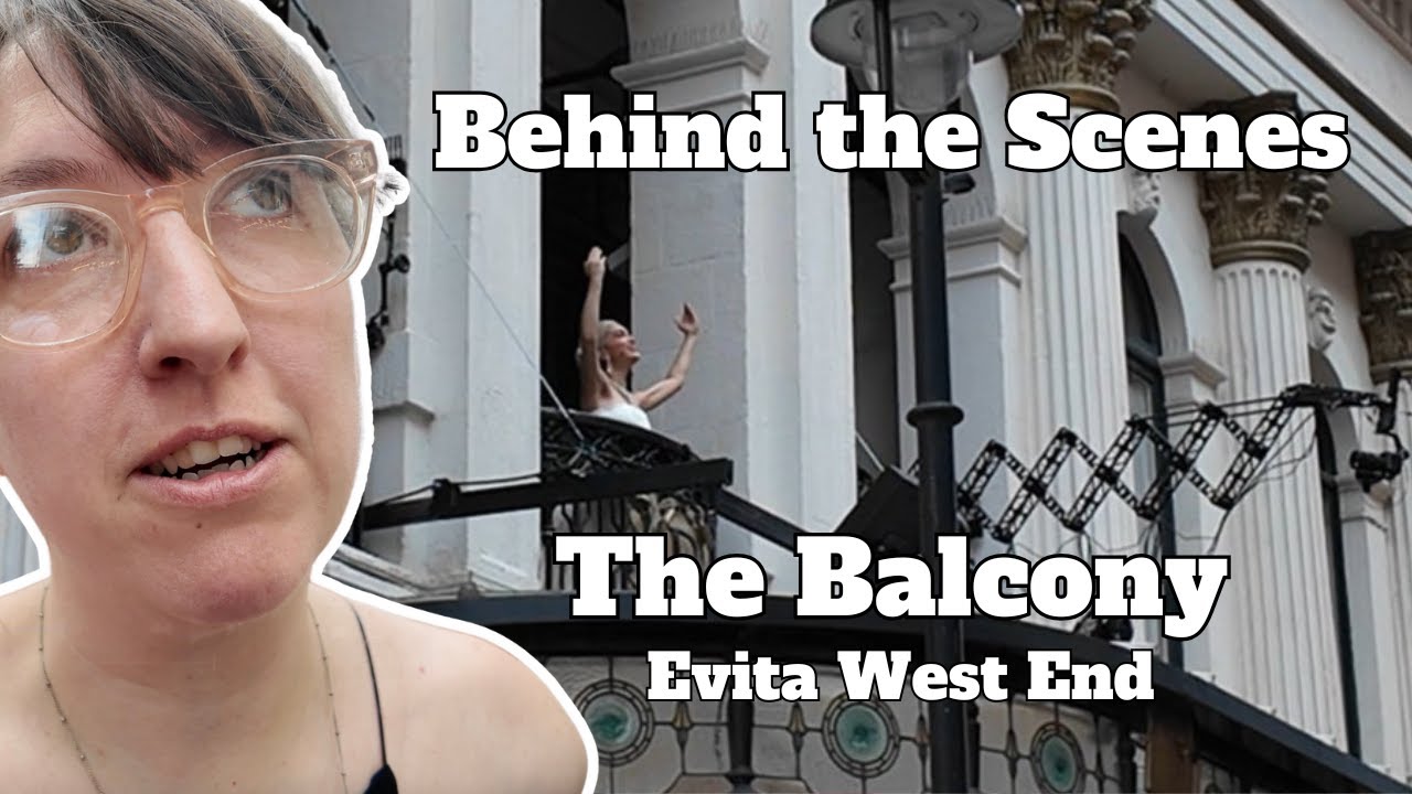 behind the scenes of The Balcony at Jamie Lloyd's Evita starring Rachel Zegler in the West End