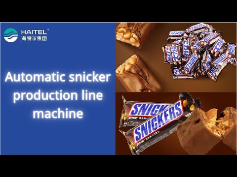 Are you interested in Automatic snicker production line machine? - YouTube