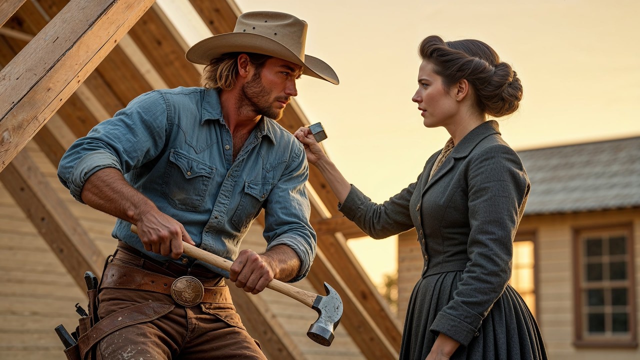 She Found The Cowboy Repairing The Roof Alone, And Realized He’d Built More Than Just Shelter