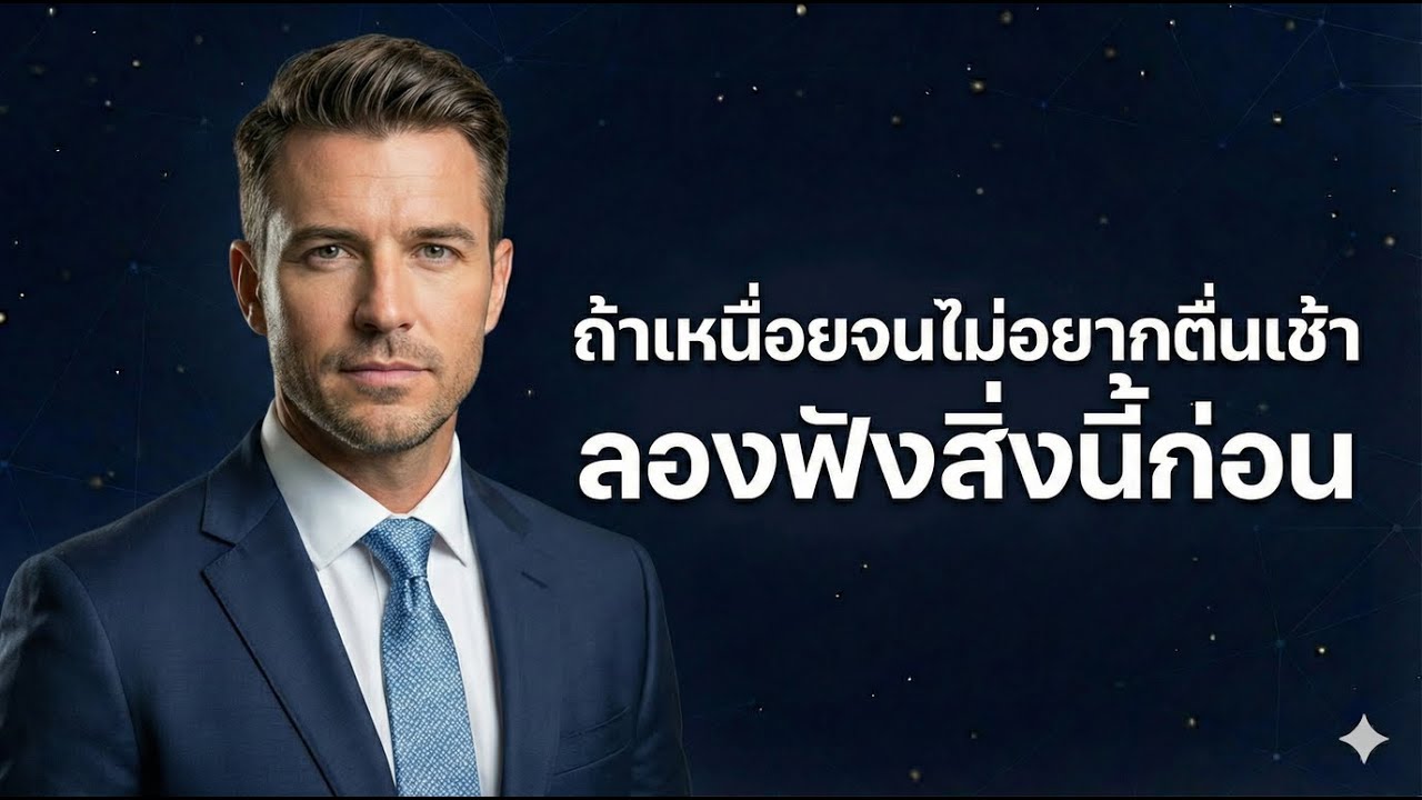 ถ้าเหนื่อยจนไม่อยากตื่นเช้า ลองฟังสิ่งนี้ก่อน💙✨