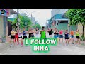 I follow  inna  zumba dance choreography zinpawan with basic workout dance fitness