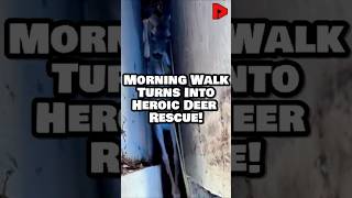 Morning Walk Turns Into Heroic Deer Rescue