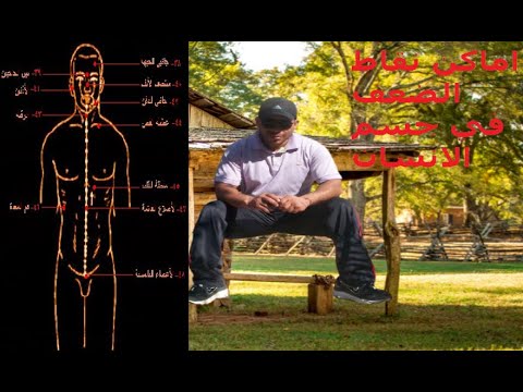 اماكن نقاط الضعف في جسم الانسان