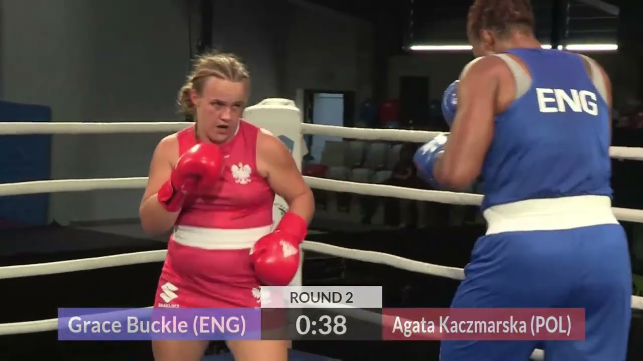 🥊 Grace Buckle (ENG) vs. Agata Kaczmarska (POL) – Senior Women’s Bout 🥊