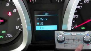Getting To Know Your 2011 Chevrolet Equinox: How To Use The Drivers Info System