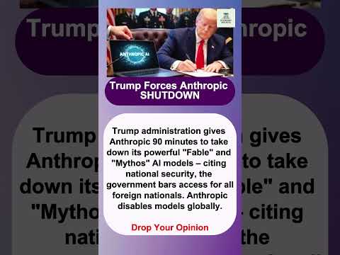 Trump Forces Anthropic SHUTDOWN