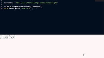 Python Challenge! 13 WHO IS THE EVIL!!?!