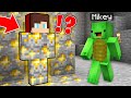 Jj hides from mikey using super disguise in minecraft maizen