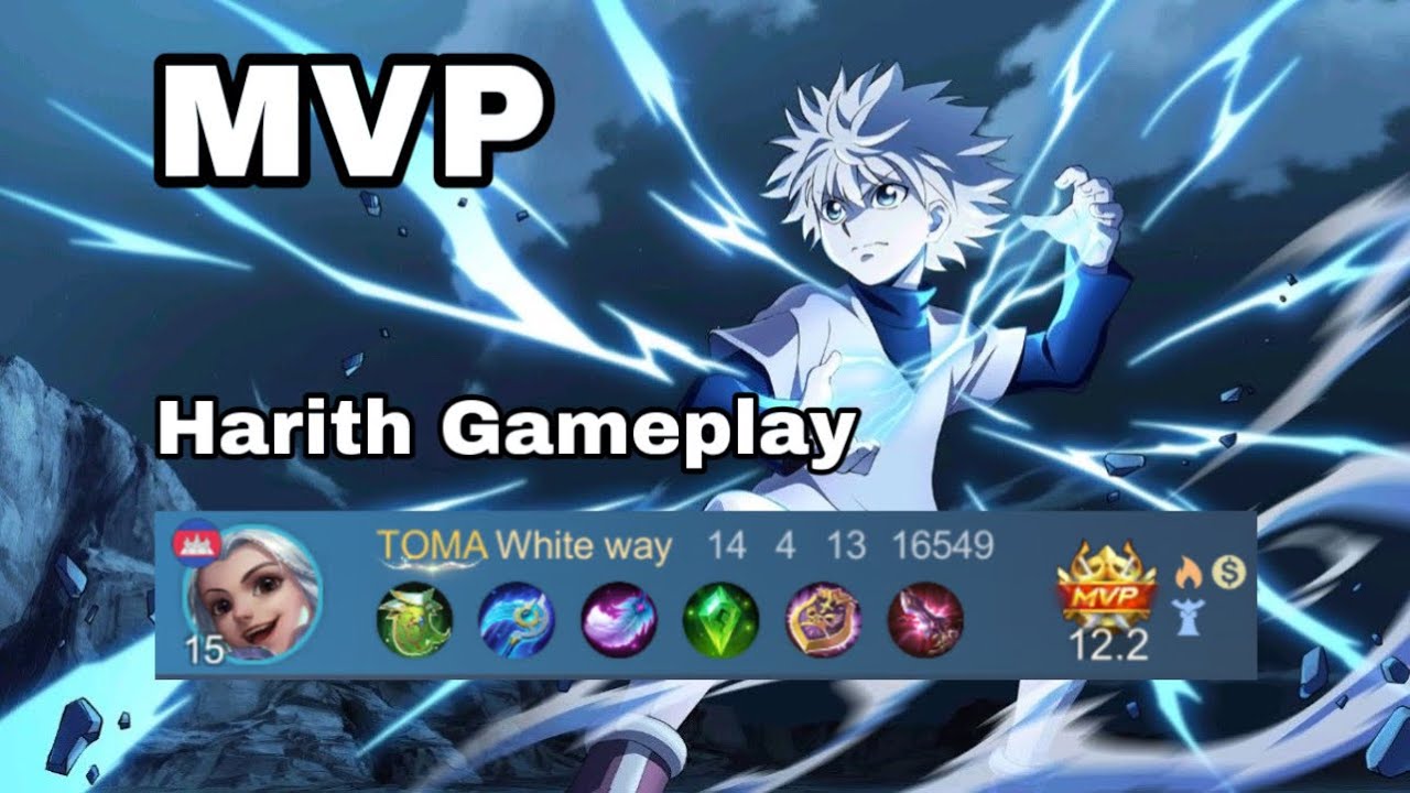 Ep1 Harith Gold Lane Full video Gameplay Mythic Rank (Mobile Legends bang bang)