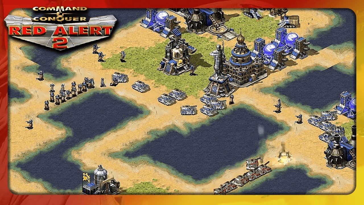 Red Alert 2 Online 7 vs1     紅警複製中心瘋狂複製！敵人難受揮刀向別人   |Red alert 2#紅警 #08紅警 #紅色警戒#紅警蓝天