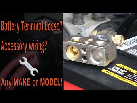 How to CHANGE BATTERY TERMINAL Connectors ( all makes + models)