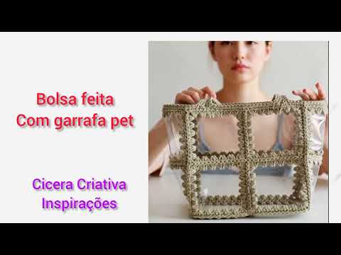 BOLSA FEITA COM GARRAFA PET #ideiacriativa #garrafapet #bolsacriativa