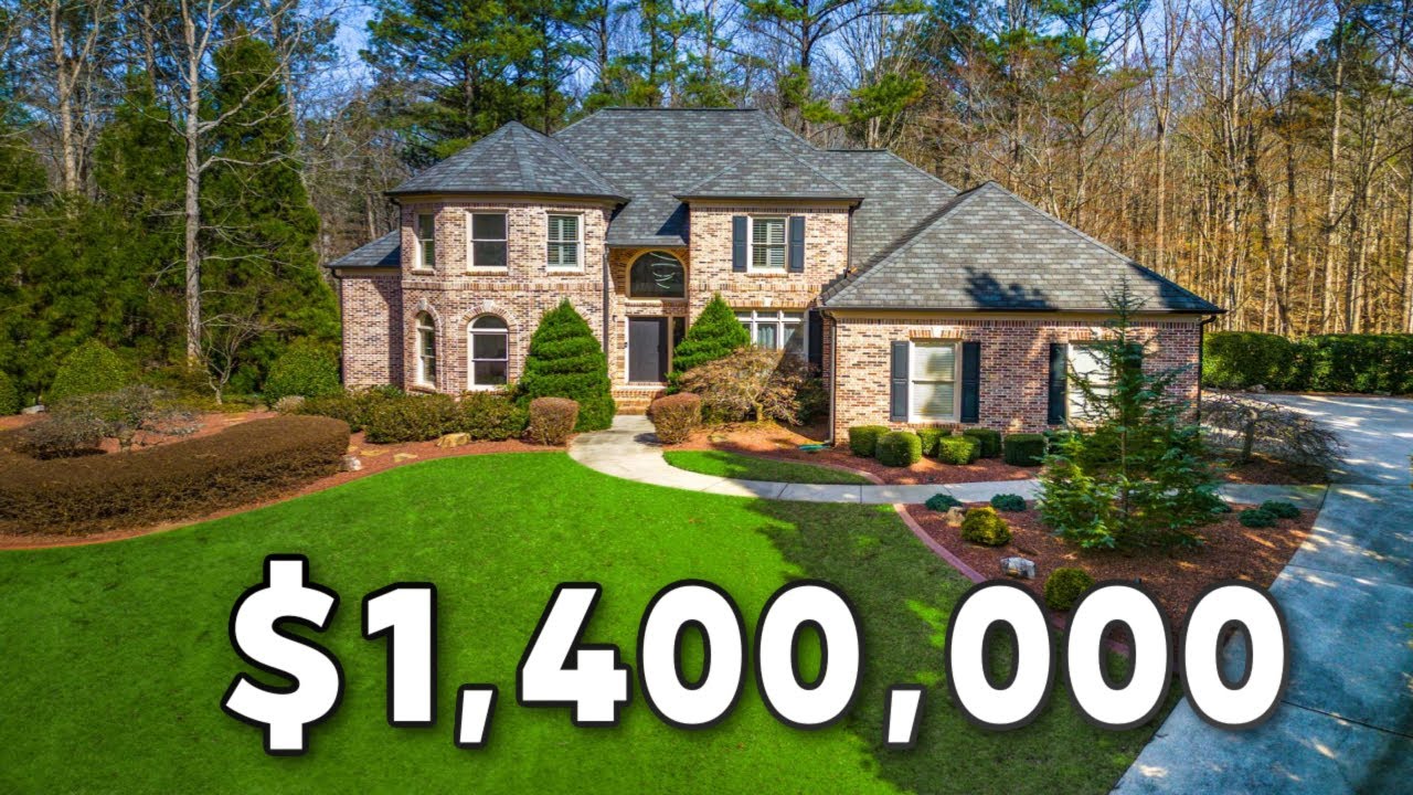 INSIDE a 1.4MM LUXURY MANSION in CANTON GA MUST SEE HOME FOR SALE IN CANTON GA YouTube