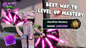 BEST METHOD TO LEVEL UP YOUR MASTERY!! - HUNTY ZOMBIE