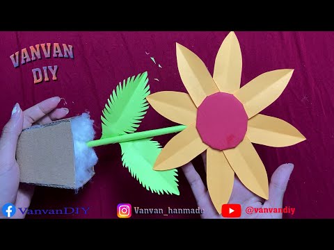 Видео: Vanvan DIY - Mini flower pots decorate the dining table and how to make it