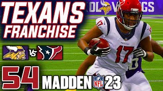Preseason Action Roster Cuts Madden 23 Franchise - Houston Texans Ep 54