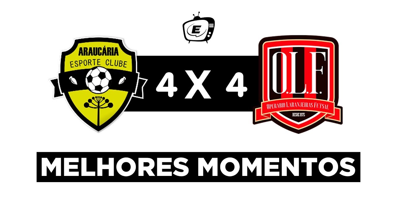 laranjeiras do sul noticias Melhores momentos de Araucária 4 x 4 Operário Laranjeiras