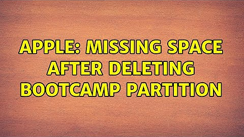 Apple: Missing space after deleting bootcamp partition (2 Solutions!!)