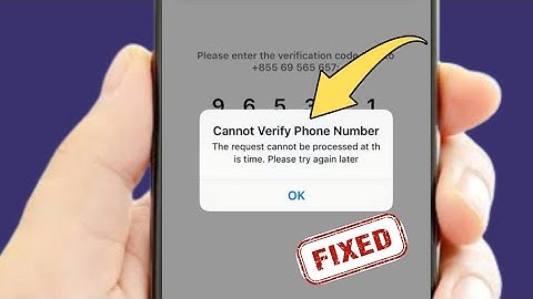 Fix Cannot Verify Phone Number | Fix This Phone Number Cannot Be Used at this Time Apple ID
