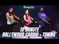 Best bollywood dance cardio and toning 15 min nonstop workout  rangeela dance company