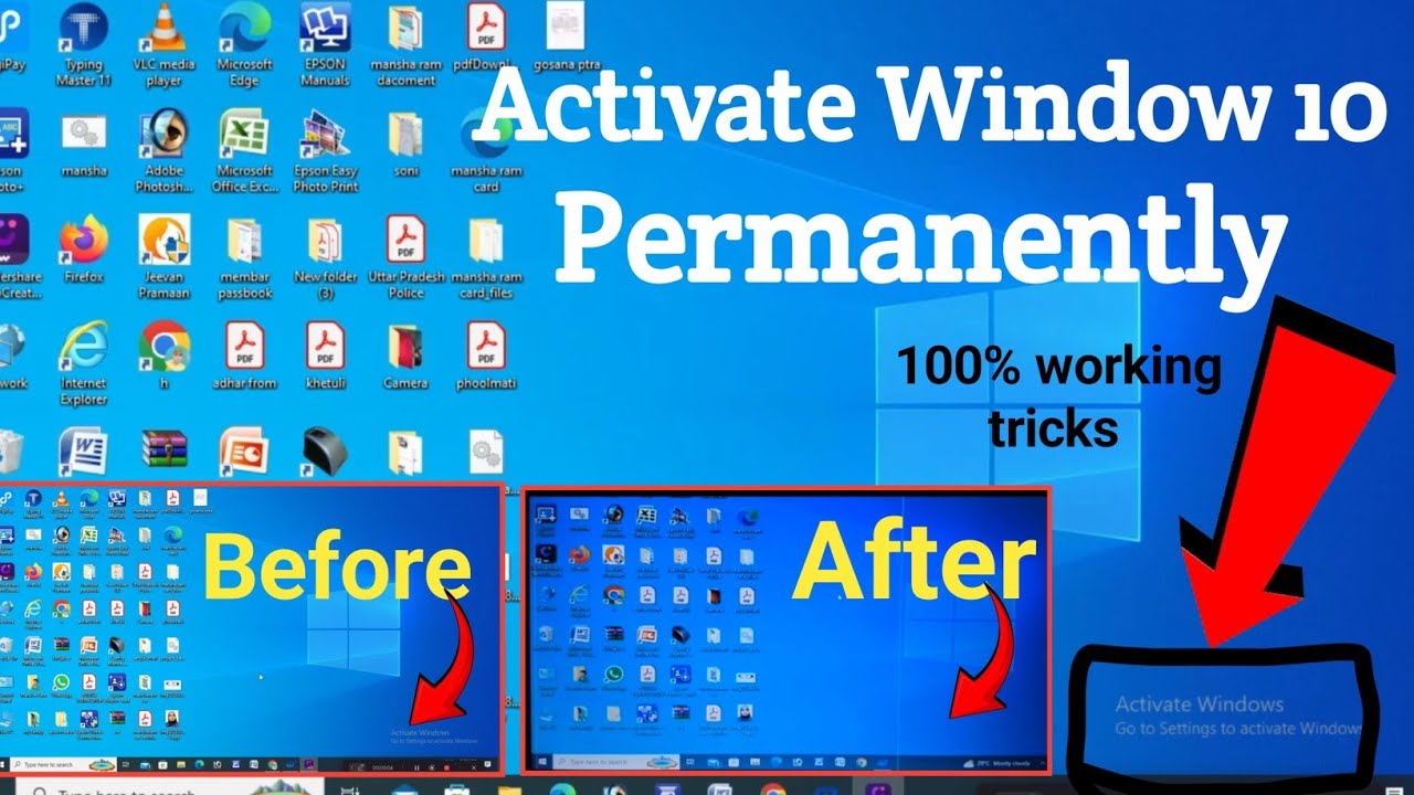 how to activate windows 10 in laptop window 10 activate kaise kare ...