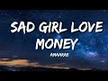 Amaarae Sad Girl Love Money Lyrics 