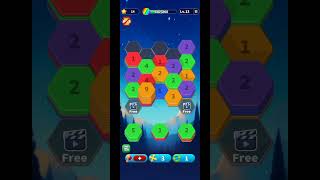 Color sort with hexa sort 3d, merge block hexa puzzle games and sorting games. Lavle-13