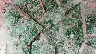 Cubos De Tiza Verde Con Glitter Aplastable...