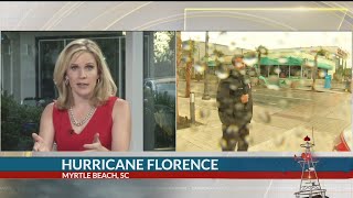 Hurricane Florence makes landfall- 7:30AM