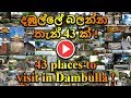 🚌 43 places to  visit in Dambulla ! | දඹුල්ලේ බලන්න  තැන් 43 ක් ! | A&E Tv