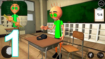 Baldis School classic Mod Gameplay Walkthrough Part 1 (IOS/Android)