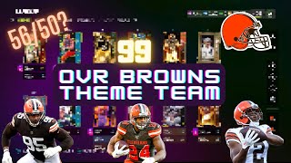 First 99 OVR Browns Theme Team!?!?! | Madden 23