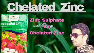 Chelated Zinc Fertilizer | Zinc Sulphate Vs Zinc Chelated ETDA | Headland Zn 15% (Urdu / Hindi )
