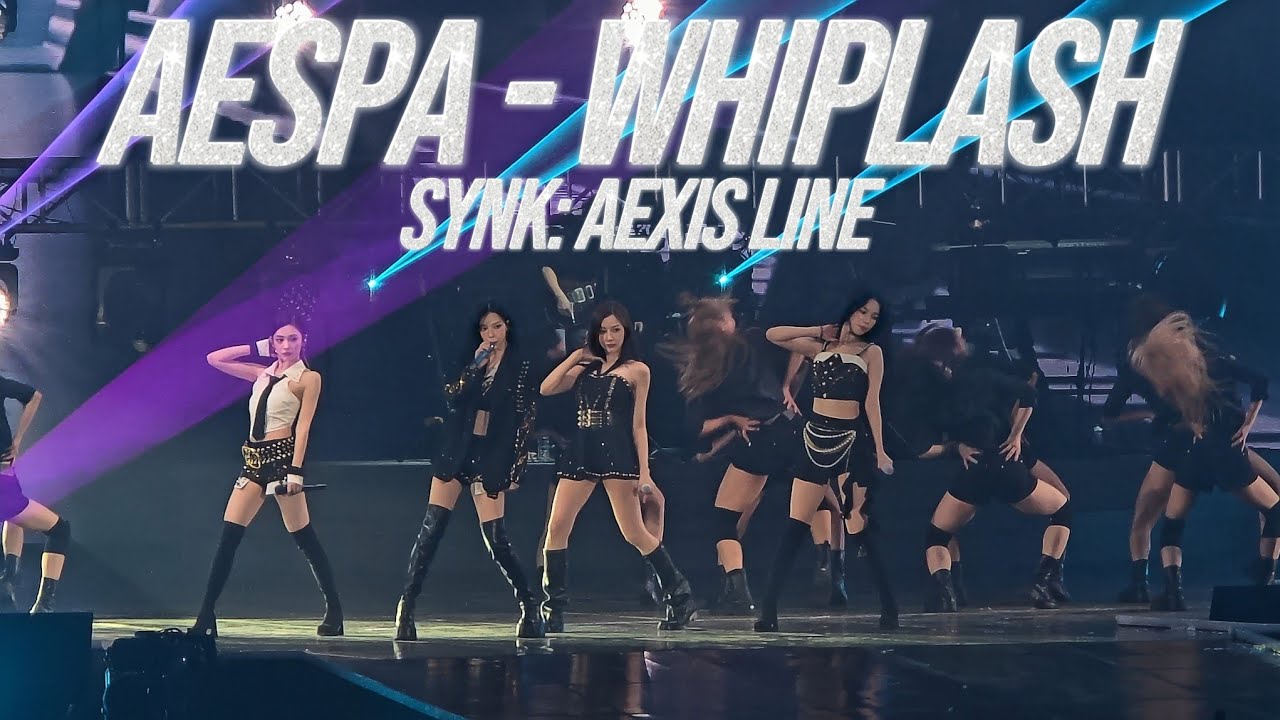 [4K] aespa - Whiplash (Fancam│2025.08.29 KSPO DOME)