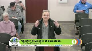 Comstock Township - Township Board - February 2, 2026 Meeting