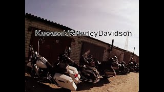 Kawasaki&HarleyDavidson friends или байкерский шашлык.